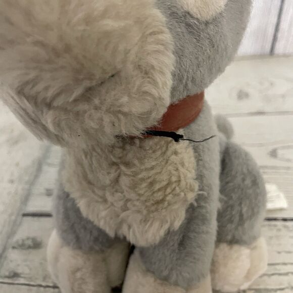 VTG 90's Disney Lady And The Tramp Plush Set Of 2 8" Tramp & 7" Lady Cute - Picture 6 of 16